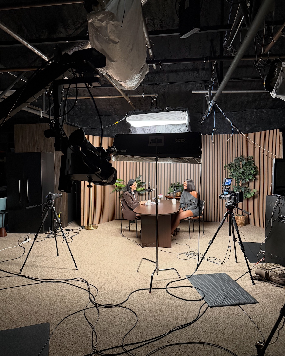 Behind the scenes