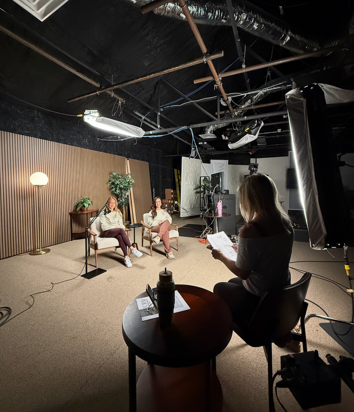 Behind the scenes
